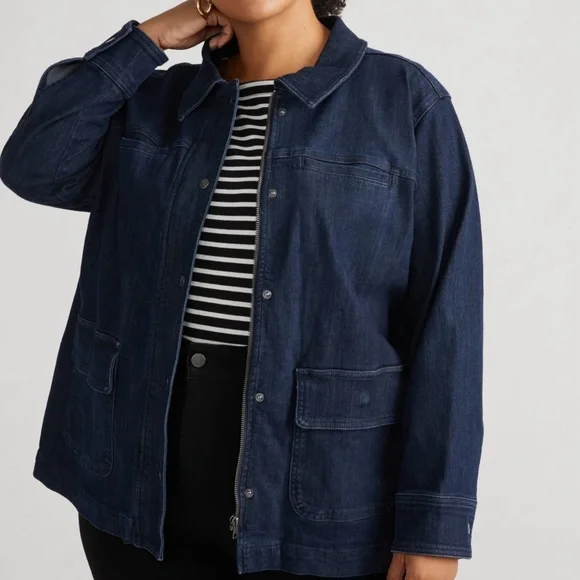 Universal Standard Utility Jacket - Picture 1 of 6